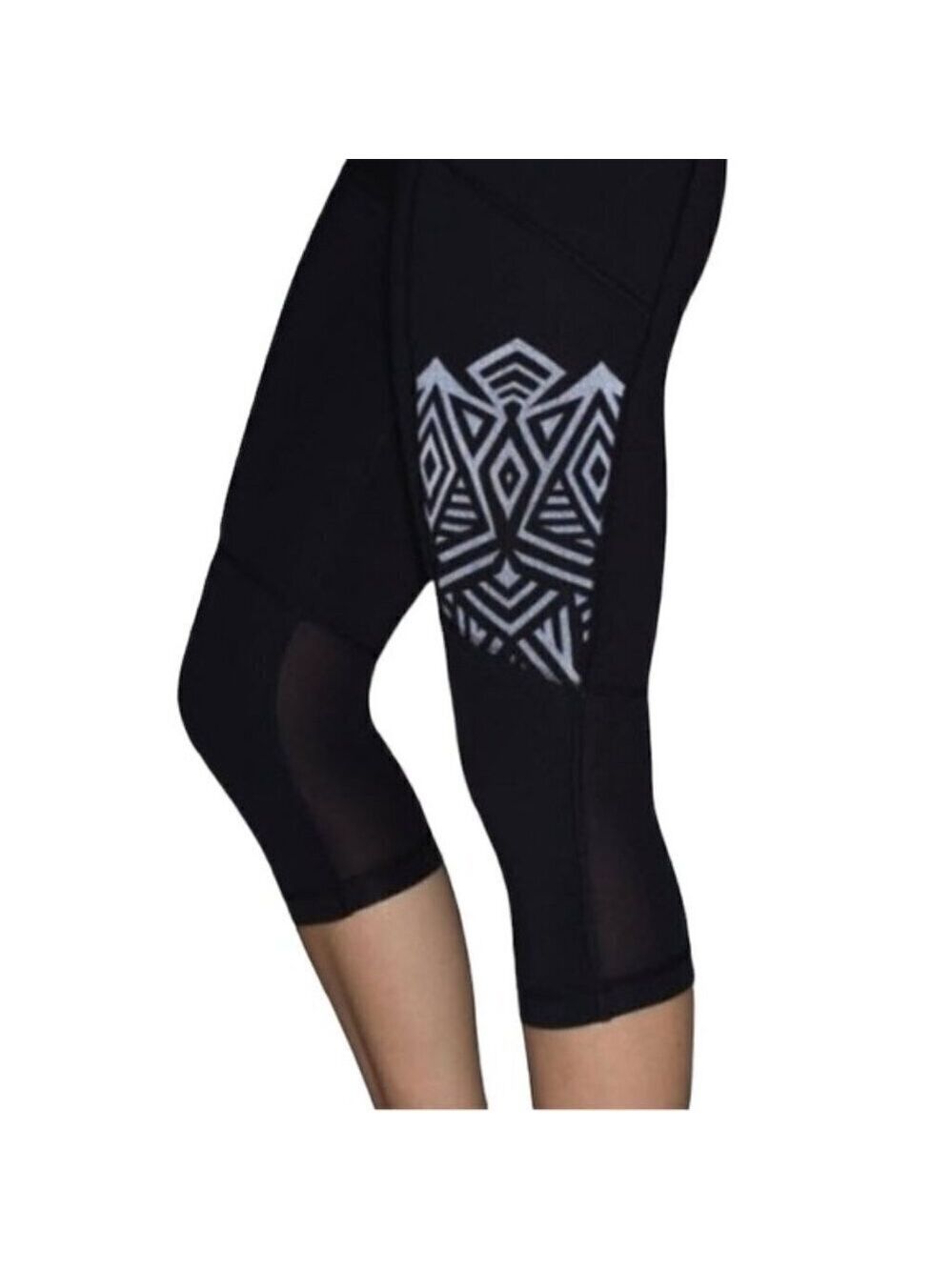 90 Degree By Reflex Black capris Leggings Size Medium